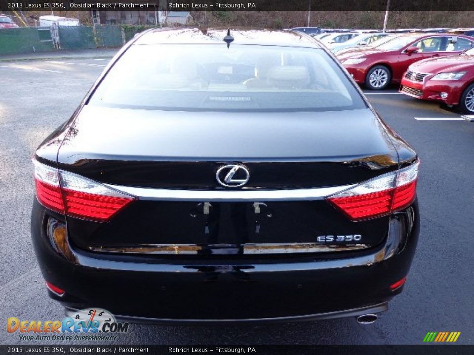 2013 Lexus ES 350 Obsidian Black / Parchment Photo #3
