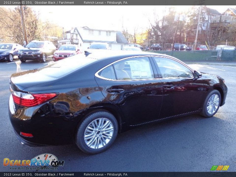2013 Lexus ES 350 Obsidian Black / Parchment Photo #4