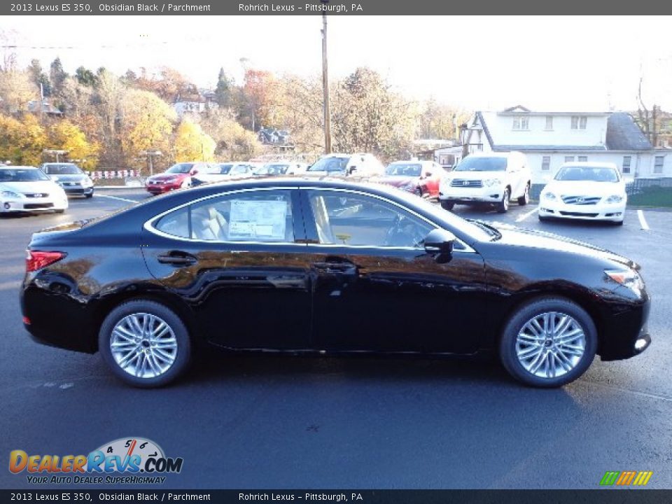 2013 Lexus ES 350 Obsidian Black / Parchment Photo #5