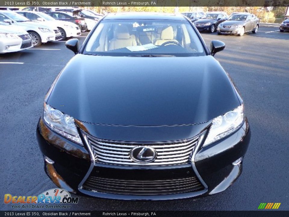 2013 Lexus ES 350 Obsidian Black / Parchment Photo #7