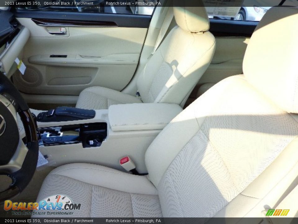 2013 Lexus ES 350 Obsidian Black / Parchment Photo #10