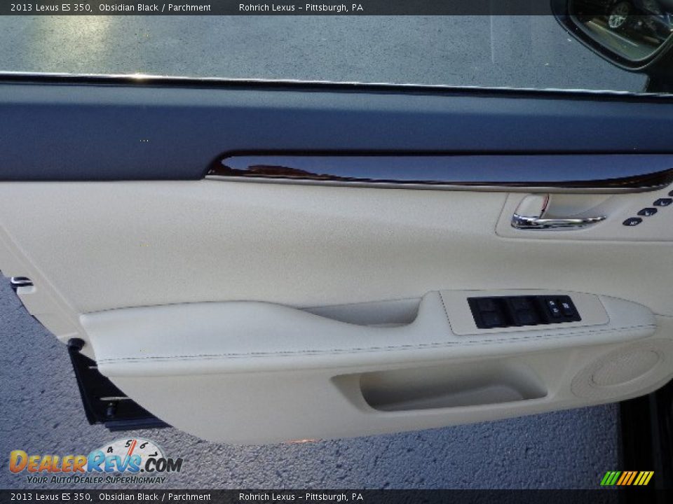 2013 Lexus ES 350 Obsidian Black / Parchment Photo #14