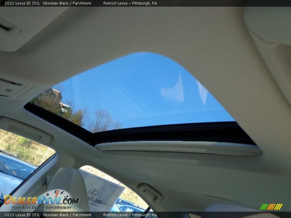 2013 Lexus ES 350 Obsidian Black / Parchment Photo #15