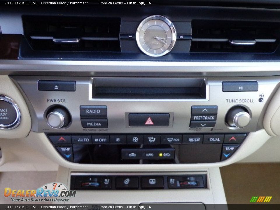 2013 Lexus ES 350 Obsidian Black / Parchment Photo #18