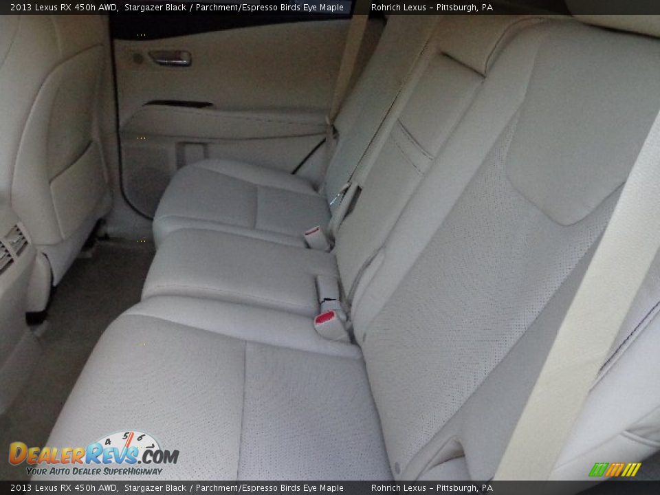 2013 Lexus RX 450h AWD Stargazer Black / Parchment/Espresso Birds Eye Maple Photo #11