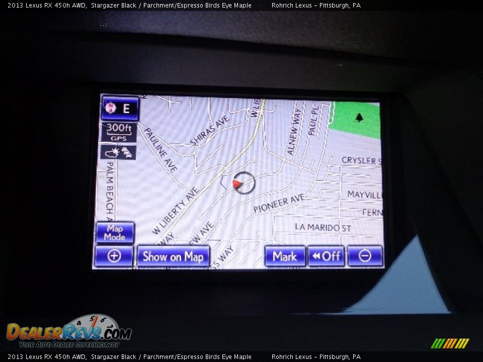 2013 Lexus RX 450h AWD Stargazer Black / Parchment/Espresso Birds Eye Maple Photo #16