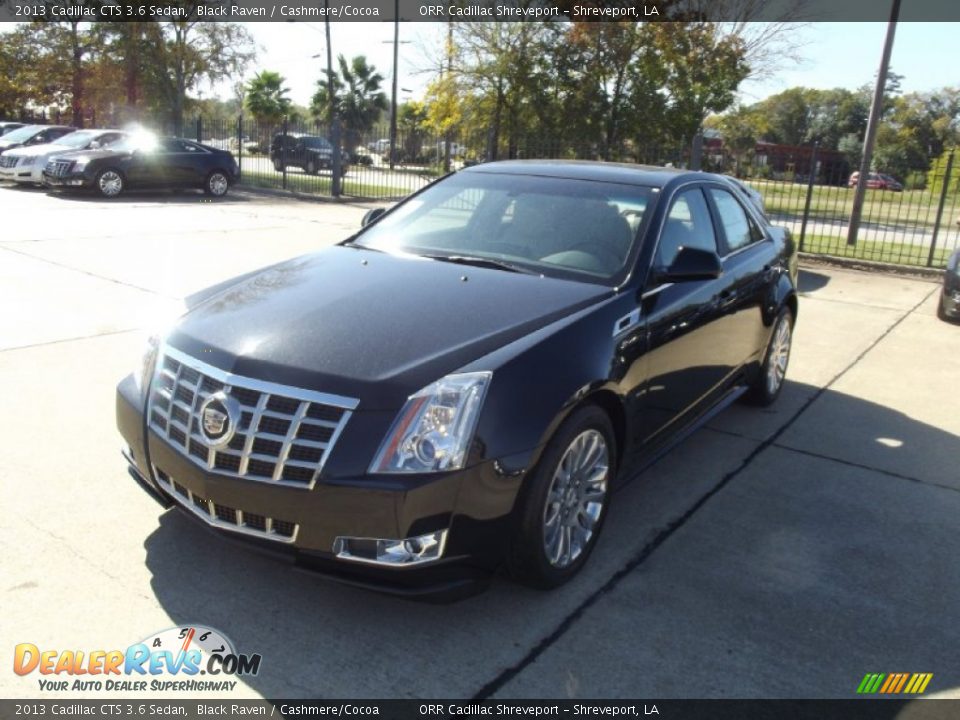 2013 Cadillac CTS 3.6 Sedan Black Raven / Cashmere/Cocoa Photo #1