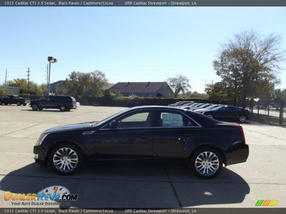 2013 Cadillac CTS 3.6 Sedan Black Raven / Cashmere/Cocoa Photo #5