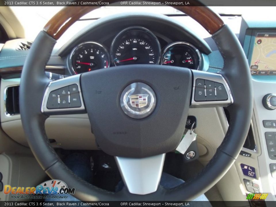 2013 Cadillac CTS 3.6 Sedan Steering Wheel Photo #10