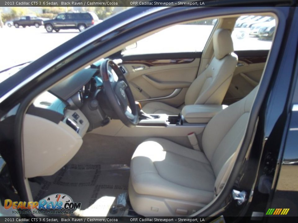 2013 Cadillac CTS 3.6 Sedan Black Raven / Cashmere/Cocoa Photo #13