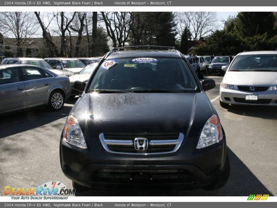 2004 Honda CR-V EX 4WD Nighthawk Black Pearl / Black Photo #2