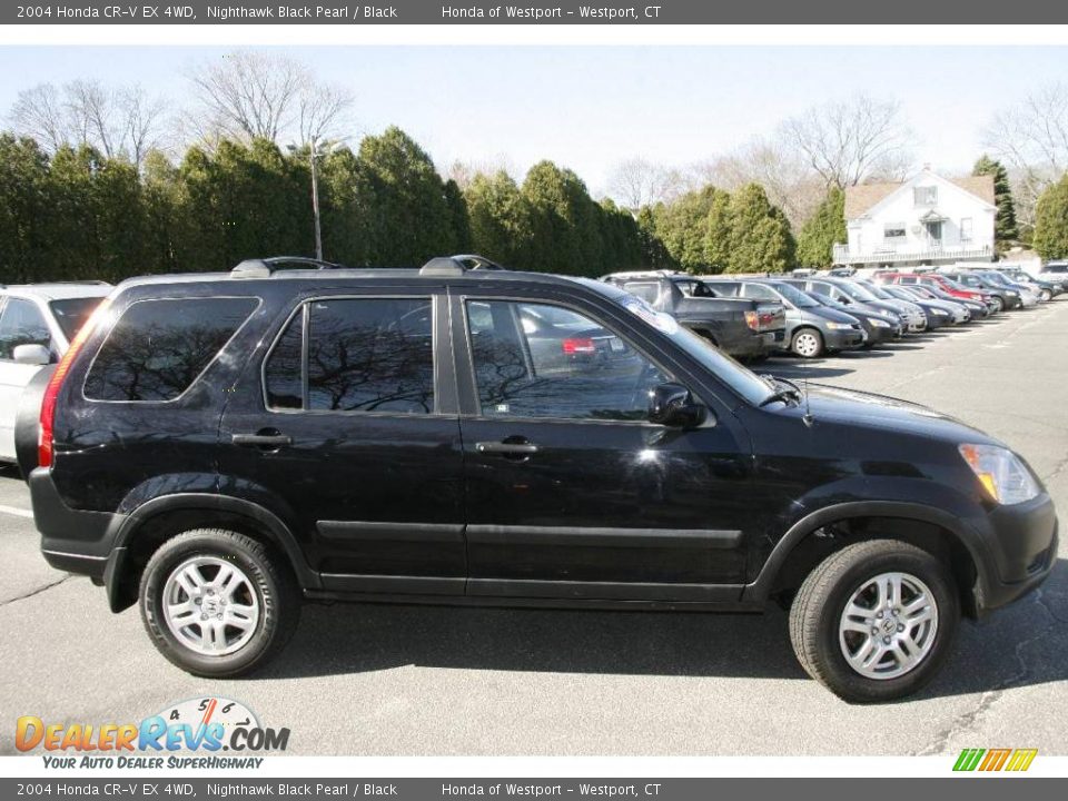 2004 Honda CR-V EX 4WD Nighthawk Black Pearl / Black Photo #4