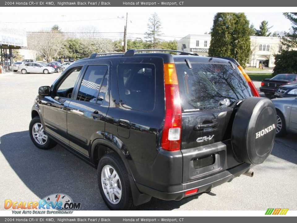 2004 Honda CR-V EX 4WD Nighthawk Black Pearl / Black Photo #8