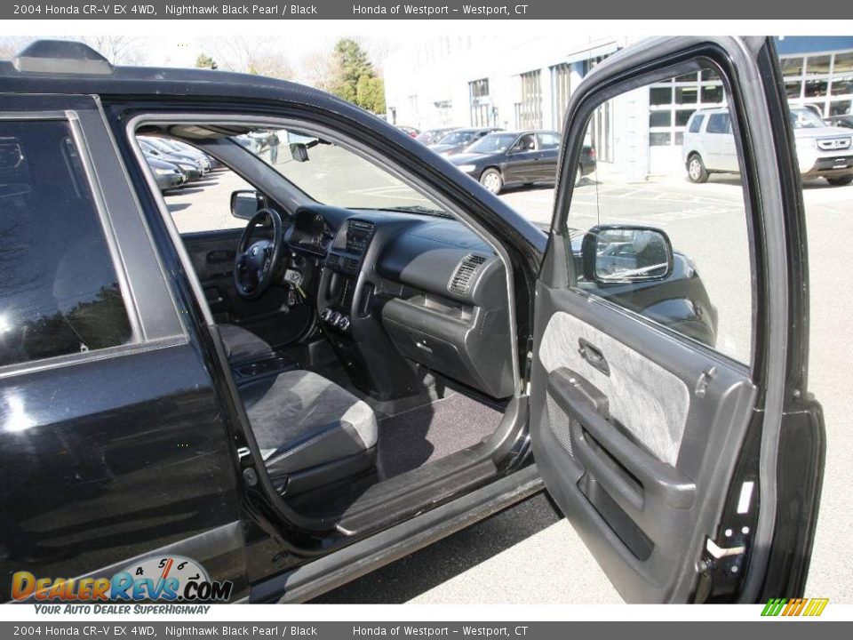 2004 Honda CR-V EX 4WD Nighthawk Black Pearl / Black Photo #11