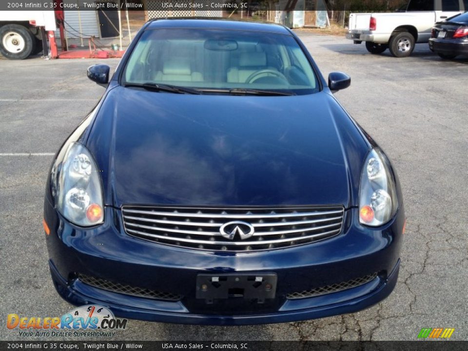 2004 Infiniti G 35 Coupe Twilight Blue / Willow Photo #1