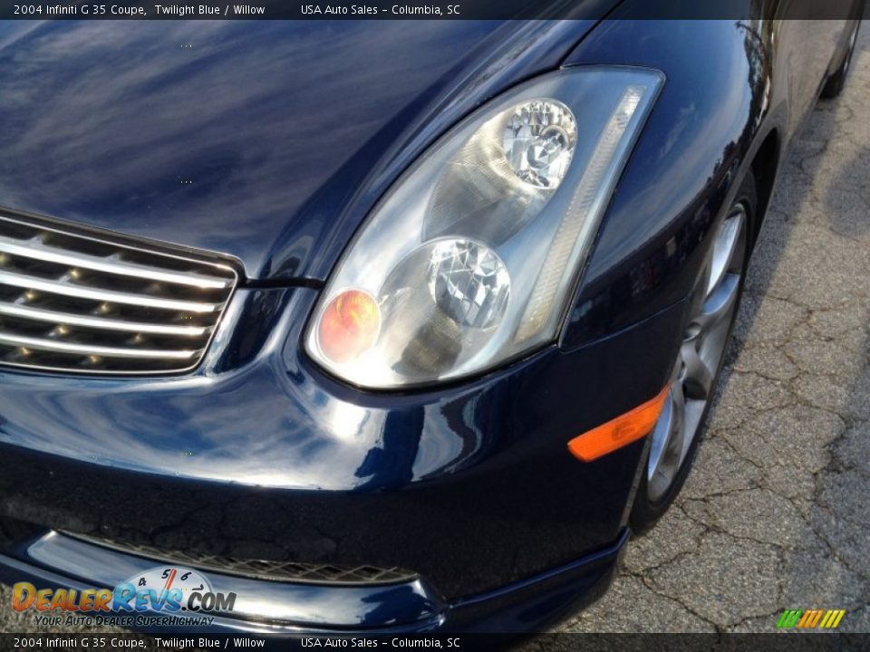 2004 Infiniti G 35 Coupe Twilight Blue / Willow Photo #2