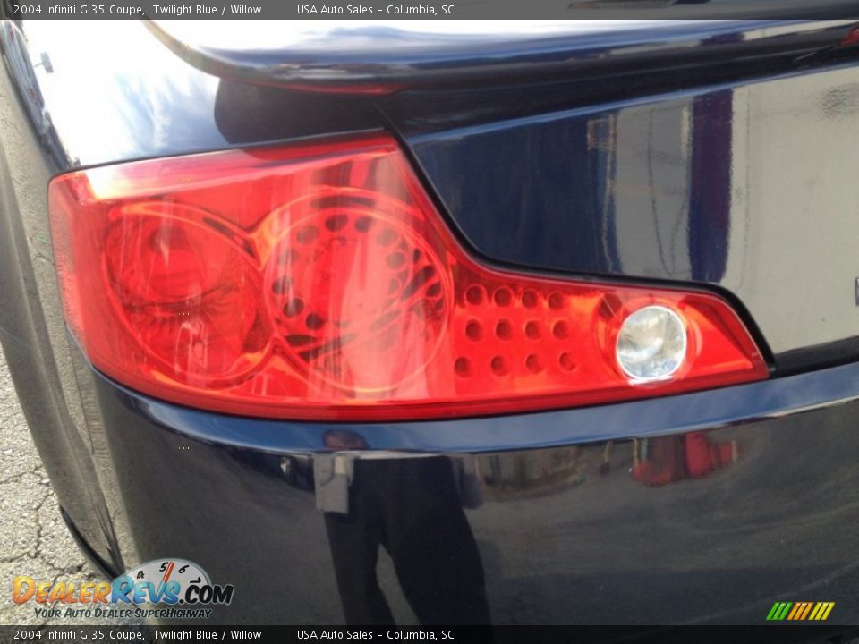 2004 Infiniti G 35 Coupe Twilight Blue / Willow Photo #6
