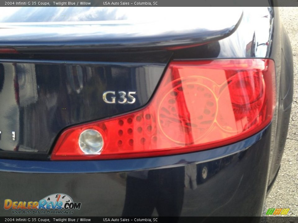 2004 Infiniti G 35 Coupe Twilight Blue / Willow Photo #7