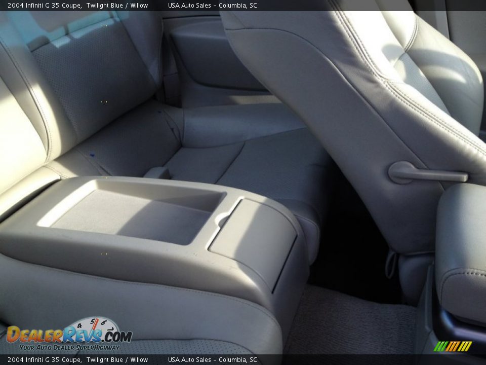 2004 Infiniti G 35 Coupe Twilight Blue / Willow Photo #15