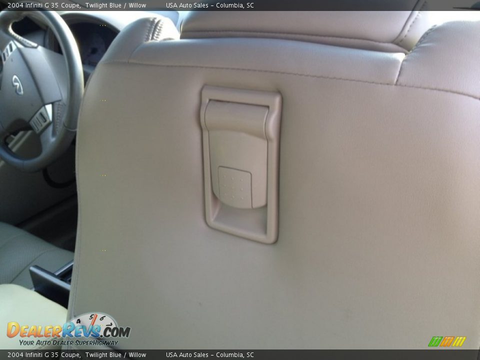 2004 Infiniti G 35 Coupe Twilight Blue / Willow Photo #16
