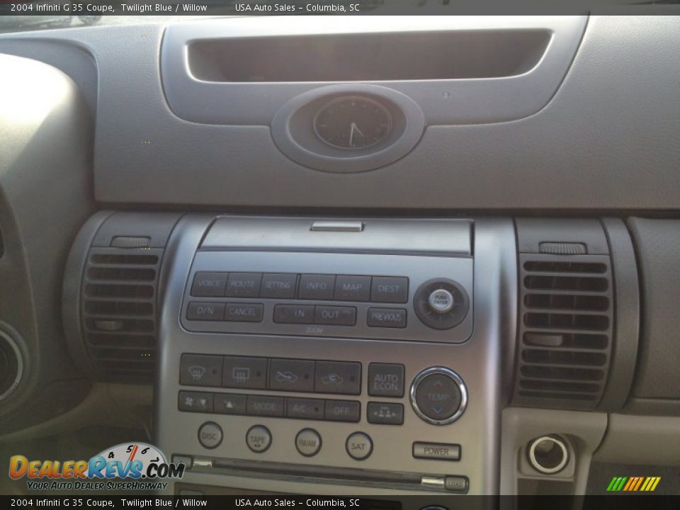 2004 Infiniti G 35 Coupe Twilight Blue / Willow Photo #20