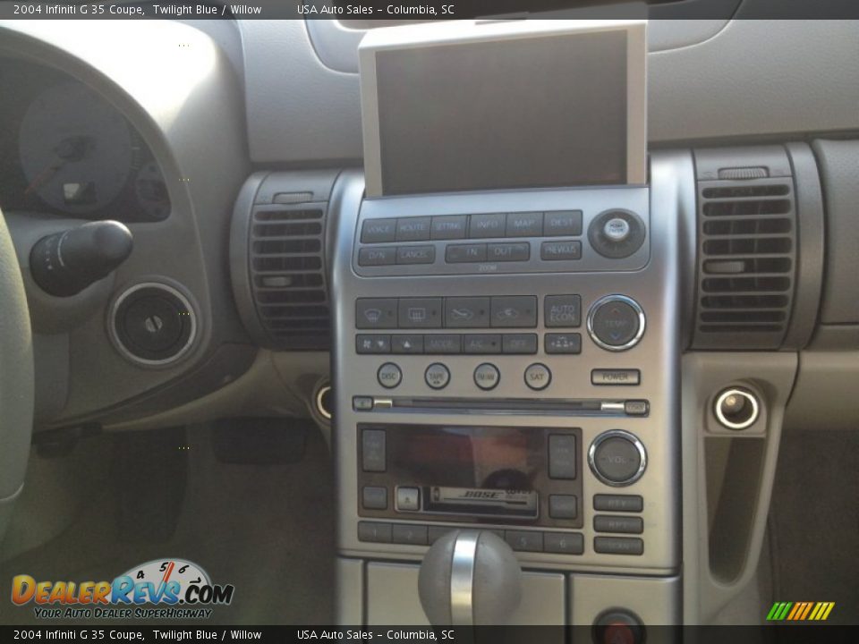 2004 Infiniti G 35 Coupe Twilight Blue / Willow Photo #21