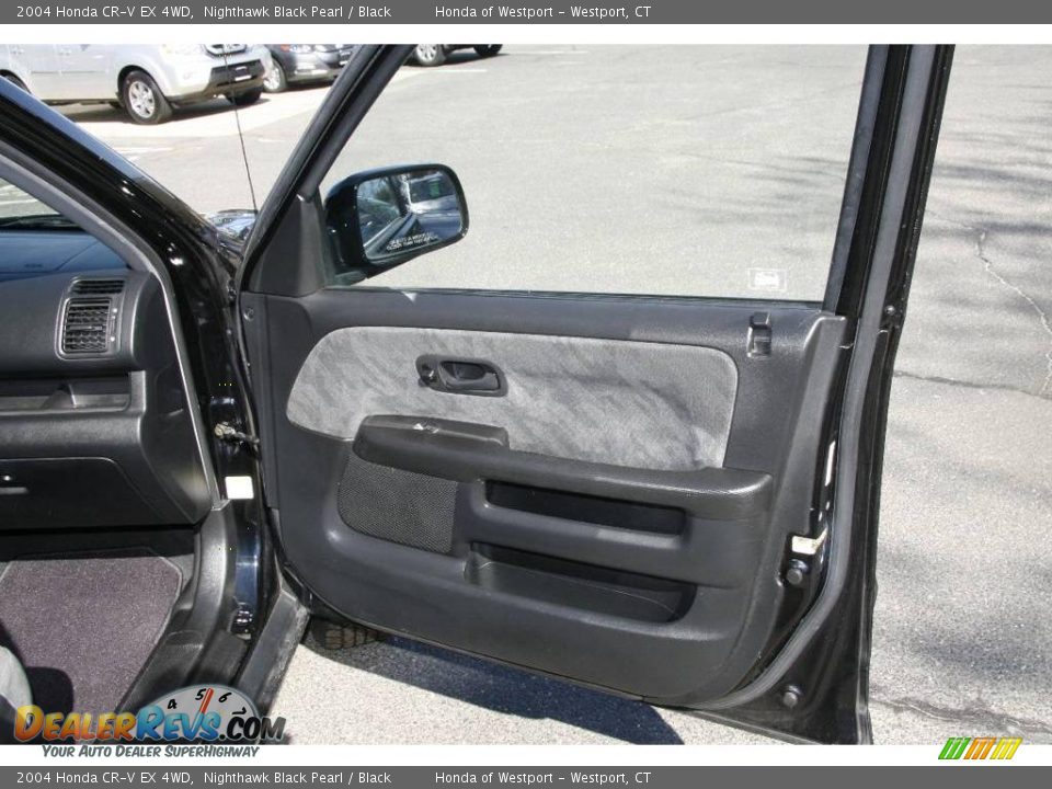 2004 Honda CR-V EX 4WD Nighthawk Black Pearl / Black Photo #14