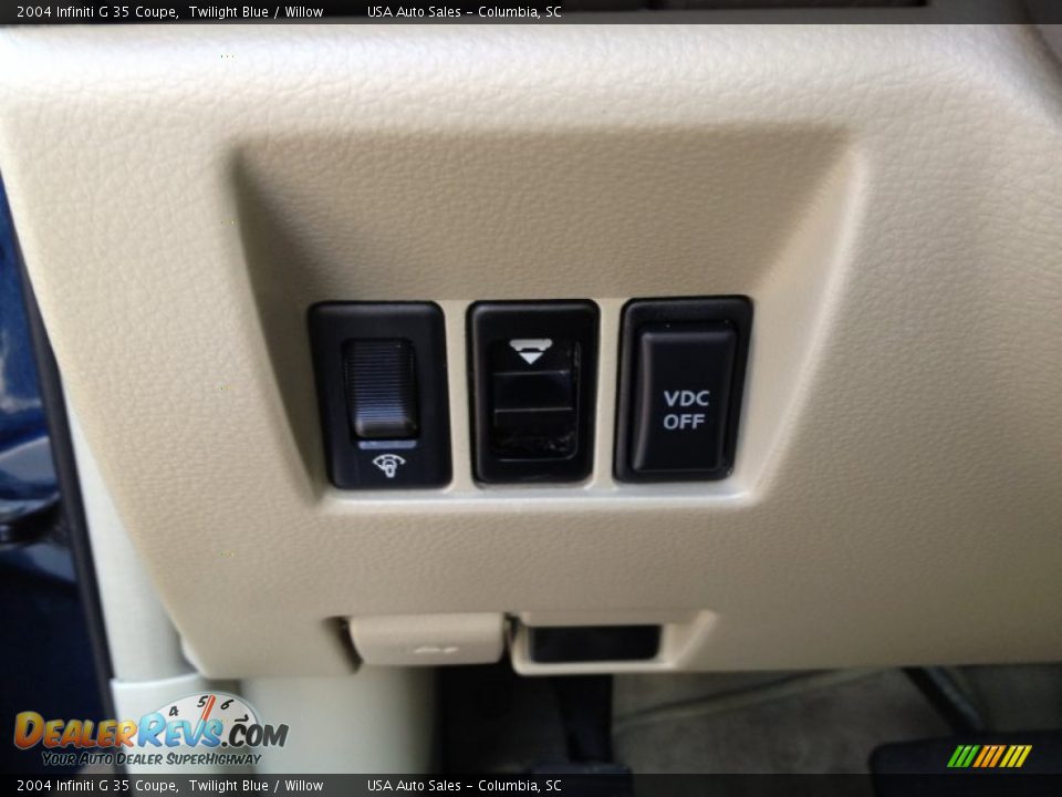 2004 Infiniti G 35 Coupe Twilight Blue / Willow Photo #24