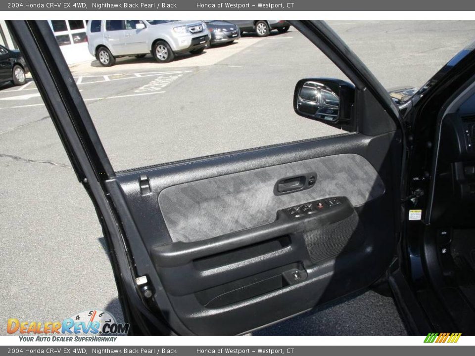 2004 Honda CR-V EX 4WD Nighthawk Black Pearl / Black Photo #17