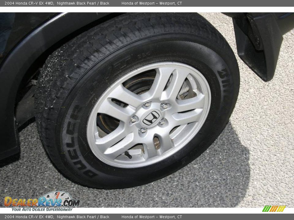 2004 Honda CR-V EX 4WD Nighthawk Black Pearl / Black Photo #19