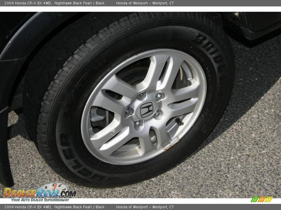 2004 Honda CR-V EX 4WD Nighthawk Black Pearl / Black Photo #20