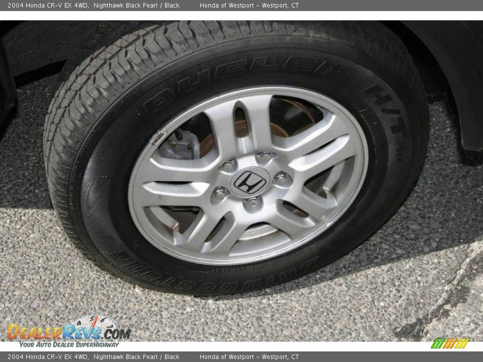 2004 Honda CR-V EX 4WD Nighthawk Black Pearl / Black Photo #21
