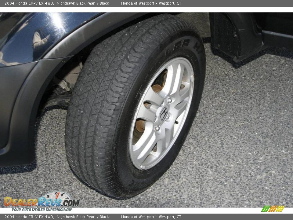 2004 Honda CR-V EX 4WD Nighthawk Black Pearl / Black Photo #22