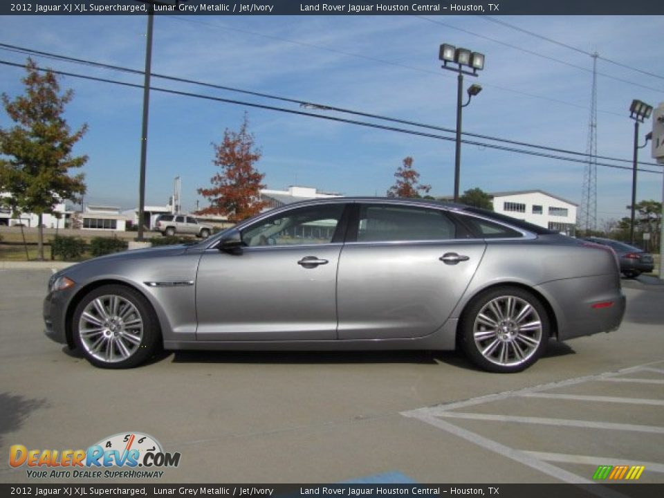 Lunar Grey Metallic 2012 Jaguar XJ XJL Supercharged Photo #7