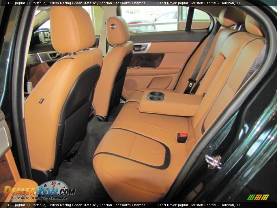 2012 Jaguar XF Portfolio British Racing Green Metallic / London Tan/Warm Charcoal Photo #4