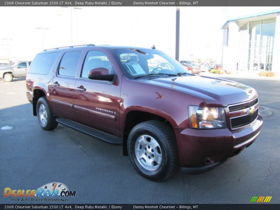 2008 Chevrolet Suburban 1500 LT 4x4 Deep Ruby Metallic / Ebony Photo #1
