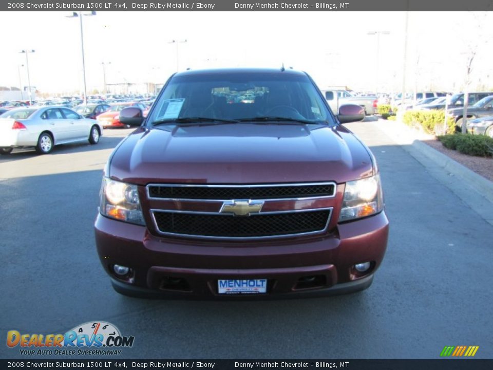 2008 Chevrolet Suburban 1500 LT 4x4 Deep Ruby Metallic / Ebony Photo #2