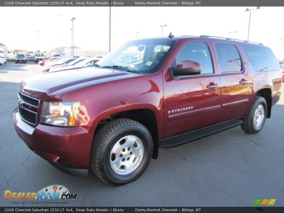 2008 Chevrolet Suburban 1500 LT 4x4 Deep Ruby Metallic / Ebony Photo #3