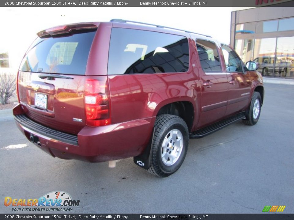 2008 Chevrolet Suburban 1500 LT 4x4 Deep Ruby Metallic / Ebony Photo #7