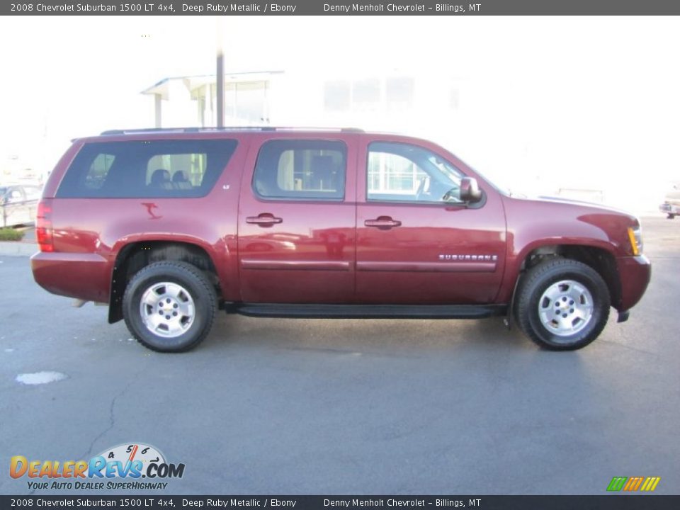 2008 Chevrolet Suburban 1500 LT 4x4 Deep Ruby Metallic / Ebony Photo #8