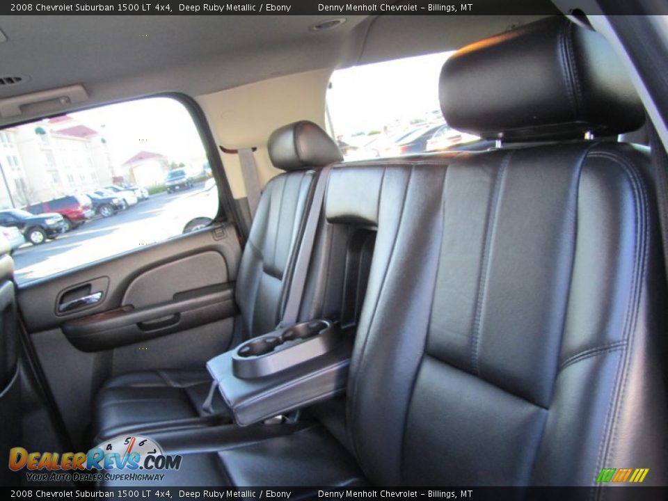 2008 Chevrolet Suburban 1500 LT 4x4 Deep Ruby Metallic / Ebony Photo #12