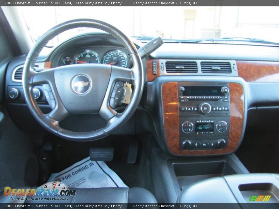 2008 Chevrolet Suburban 1500 LT 4x4 Deep Ruby Metallic / Ebony Photo #14