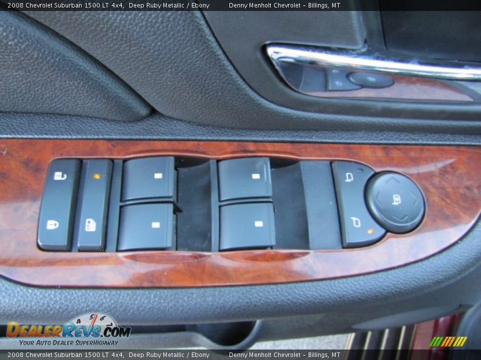 2008 Chevrolet Suburban 1500 LT 4x4 Deep Ruby Metallic / Ebony Photo #16