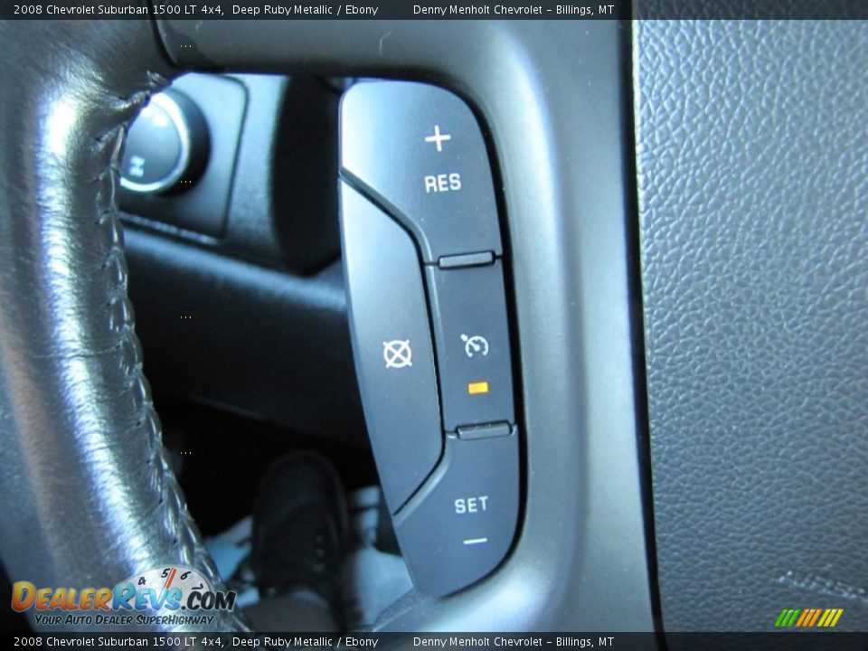 2008 Chevrolet Suburban 1500 LT 4x4 Deep Ruby Metallic / Ebony Photo #19