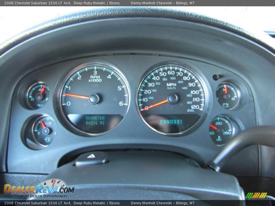 2008 Chevrolet Suburban 1500 LT 4x4 Deep Ruby Metallic / Ebony Photo #21