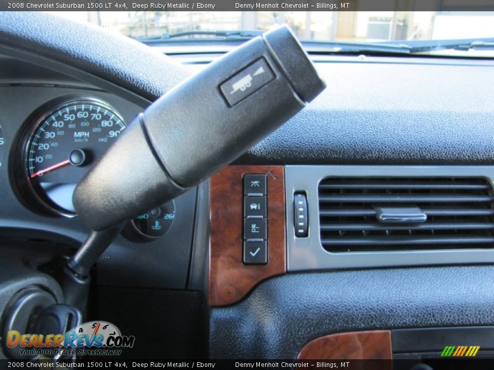 2008 Chevrolet Suburban 1500 LT 4x4 Deep Ruby Metallic / Ebony Photo #22