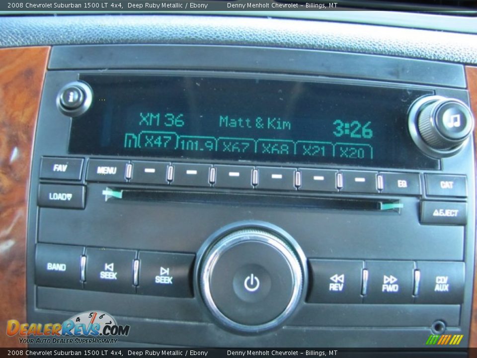 2008 Chevrolet Suburban 1500 LT 4x4 Deep Ruby Metallic / Ebony Photo #23