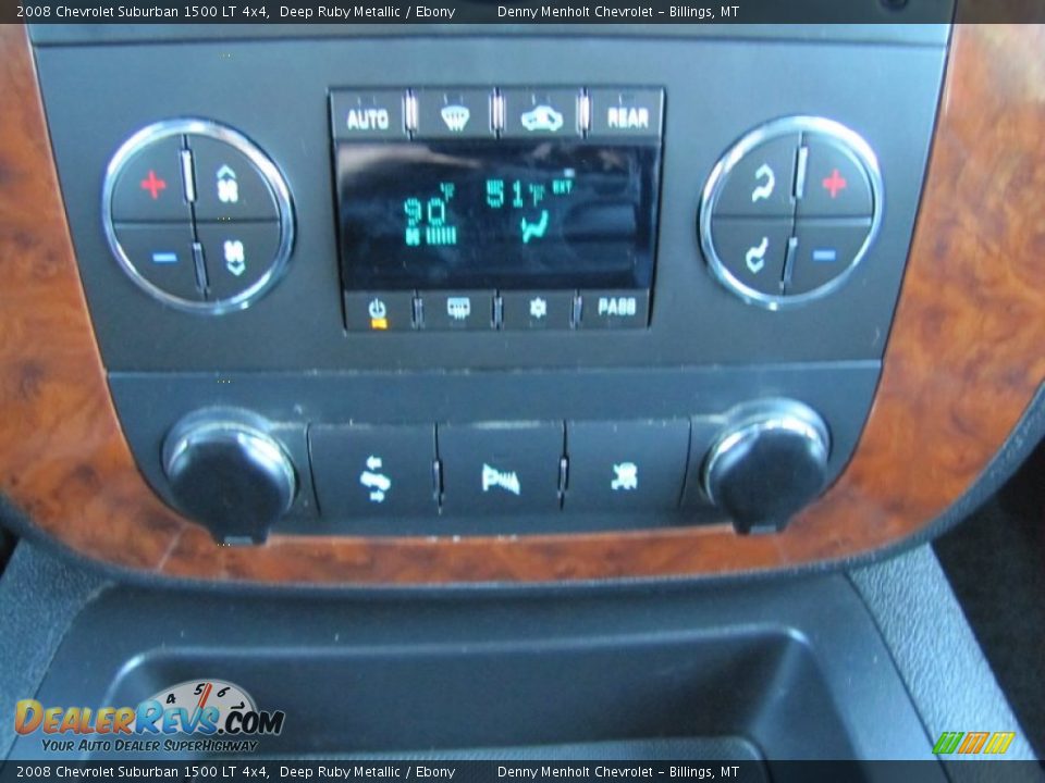 2008 Chevrolet Suburban 1500 LT 4x4 Deep Ruby Metallic / Ebony Photo #24