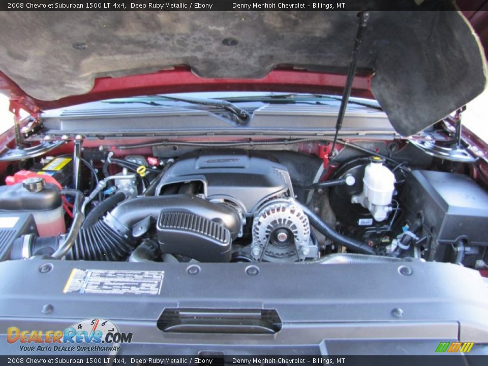 2008 Chevrolet Suburban 1500 LT 4x4 Deep Ruby Metallic / Ebony Photo #28