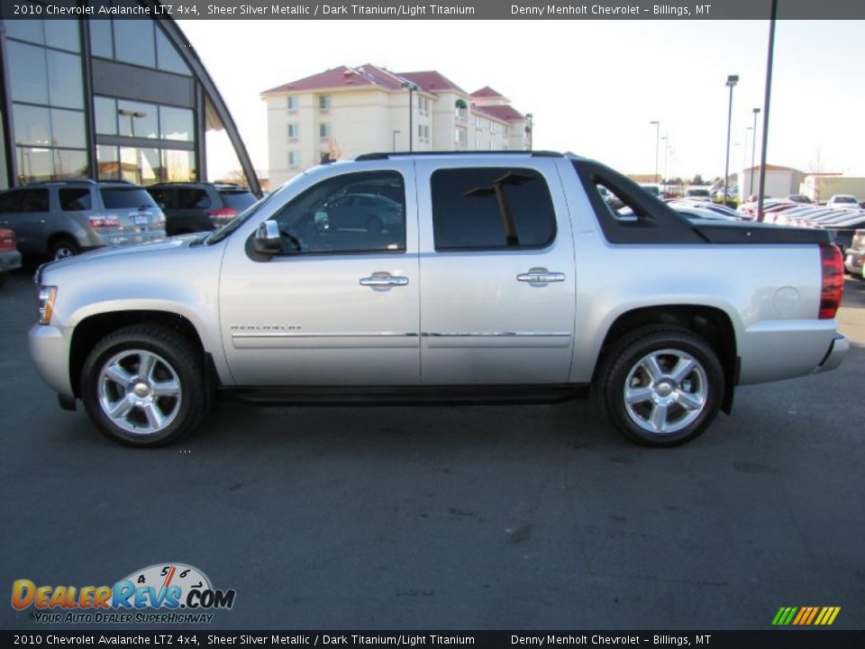 2010 Chevrolet Avalanche LTZ 4x4 Sheer Silver Metallic / Dark Titanium/Light Titanium Photo #4